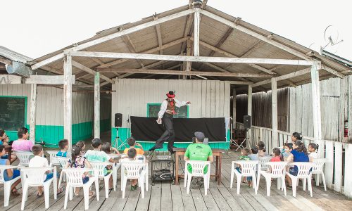 Cineamazônia Itinerante faz atividades em Forte Príncipe da Beira, Costa Marques e Buena Vista